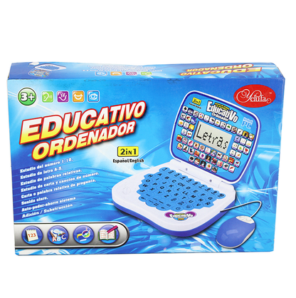 Mini Laptop computador Educativo Ingles/ Español